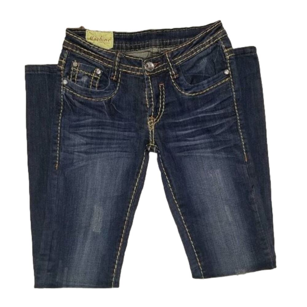 Machine jeans straight leg NWT broken zipper